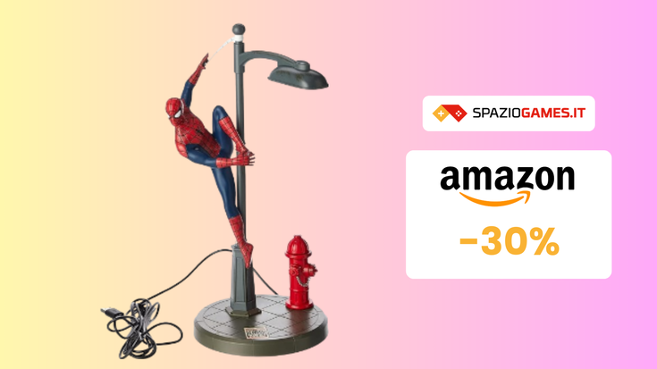 Lampada di Spiderman a soli 42€: ma quanto è bella?!