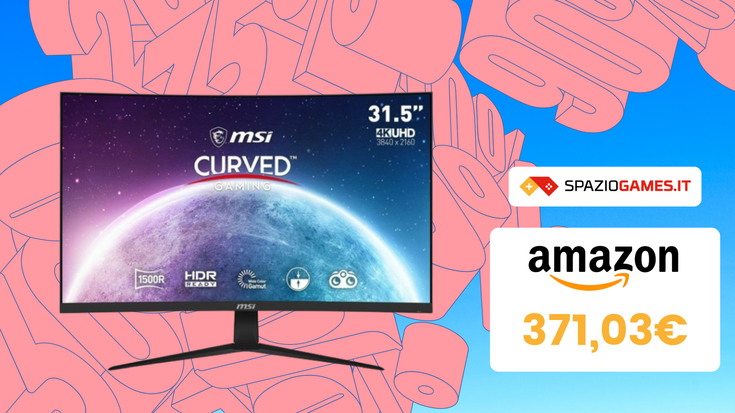 TOP! Ottimo monitor gaming MSI G321CUV a SOLI 371,03€!