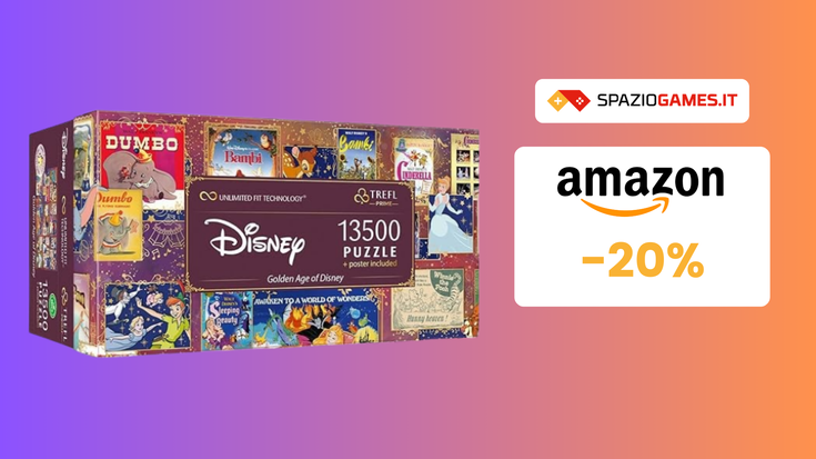 ENORME puzzle Disney da 13.500 pezzi a soli 63€!