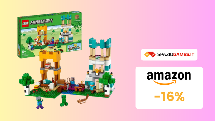 Splendido set LEGO di Minecraft a un prezzo SHOCK! (-16%)