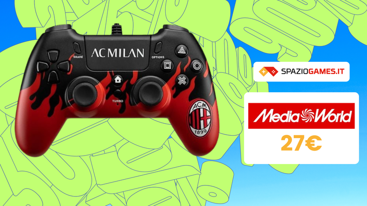 Controller Qubick per PS4 a tema Milan a 27€: che stile!