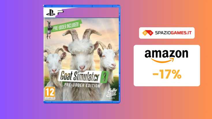 Goat Simulator 3 Pre-Udder Edition per PS5 a 15€: beeeeeene!