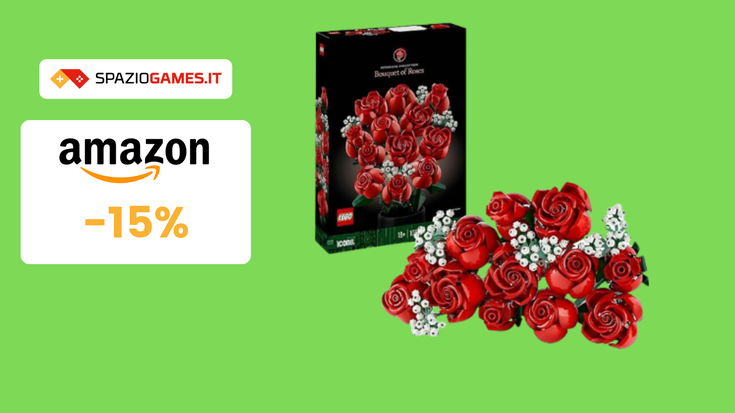 Bouquet di rose LEGO a soli 51€: da costruire e ammirare!