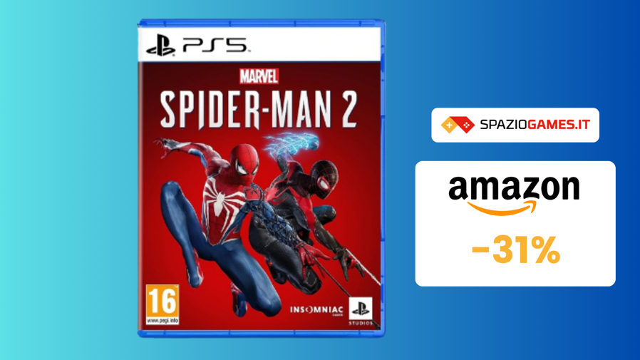 Immagine di Marvel's Spider Man 2 per PS5 a 55€: un'avventura mozzafiato!
