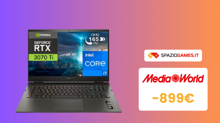 WOW! Notebook gaming HP OMEN 17 su MediaWorld a 899€ IN MENO!