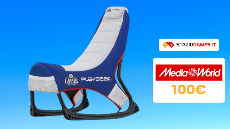 Sedia gaming Playseat NBA Los Angeles Clippers a 100€: STUPENDA!