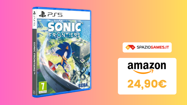 MINIMO STORICO! Sonic Frontiers per PS5 a soli 25€!