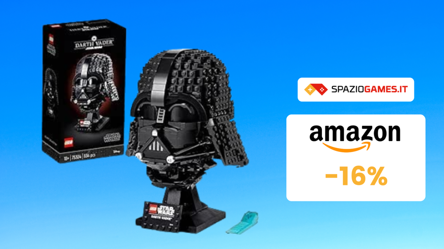 Immagine di Casco di Darth Vader LEGO a 67€: il top per i fan di Star Wars!