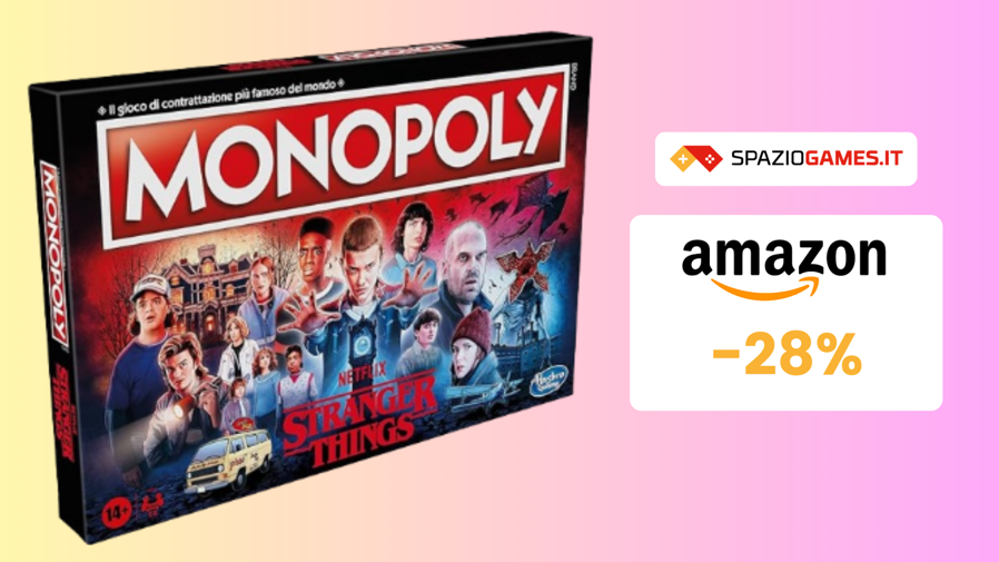 Immagine di Monopoly di Stranger Things a soli 22€: un'offerta SOTTOSOPRA!