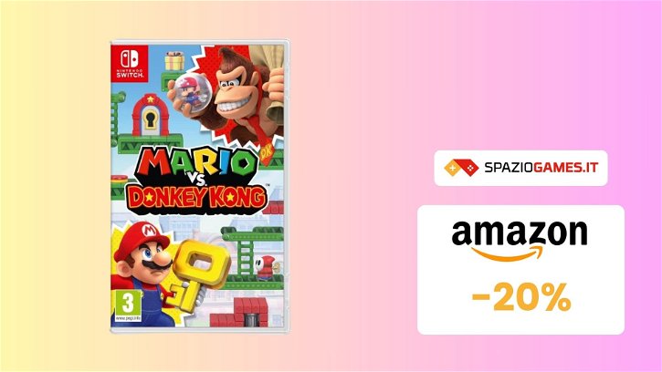 Immagine di Mario vs. Donkey Kong non è mai costato COSI' POCO! MENO di 37€!