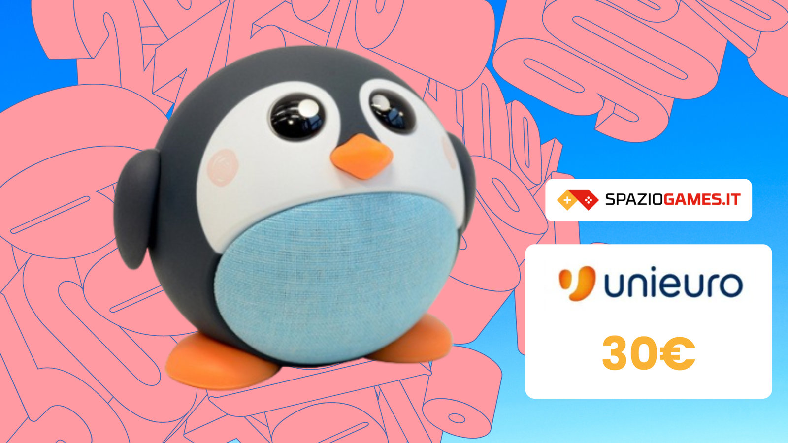 SIMPATICO speaker pinguino di Planet Buddies a soli 30€!