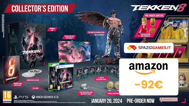 Collector's Edition di Tekken 8 oggi vi costa 92€ IN MENO!