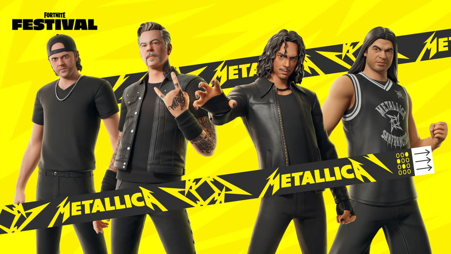 Immagine di Su Fortnite arrivano... i Metallica, che ci crediate o no