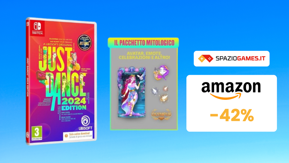 Immagine di Just Dance 2024 Edition + Pacchetto Mitologico a soli 40€!