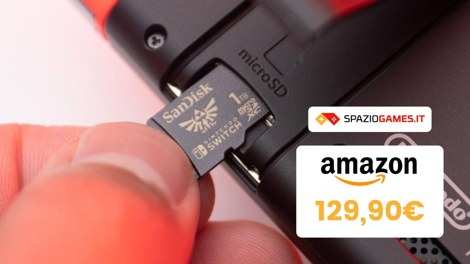 MicroSDXC SanDisk da 1 TB di Zelda a MENO di 130€!