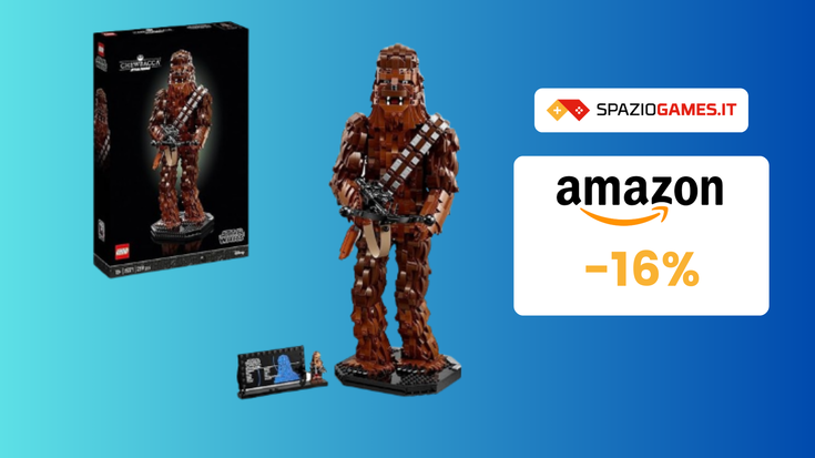 Chewbacca LEGO oggi a SOLO 177€: evviva il mitico Wookiee!