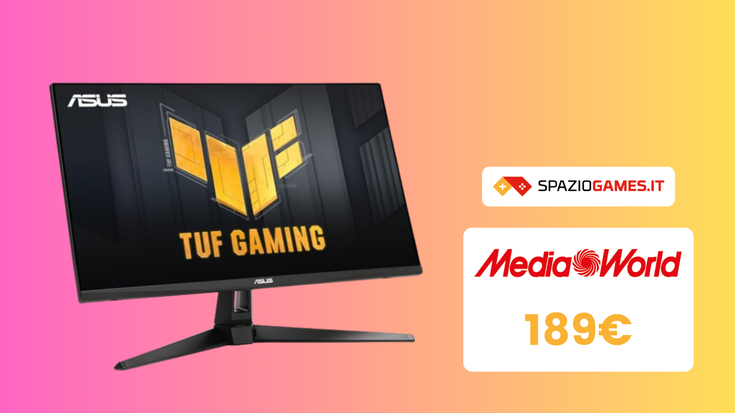 CHE PREZZO! Monitor ASUS TUF Gaming a soli 189€!