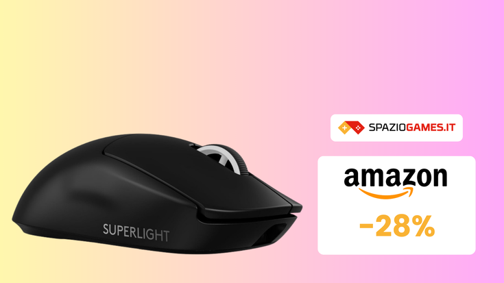 Mouse gaming Logitech G PRO X SUPERLIGHT oggi scontato di 52€!