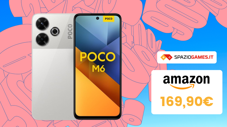 WOW! Ottimo smartphone Poco M6 a SOLI 169,90€!