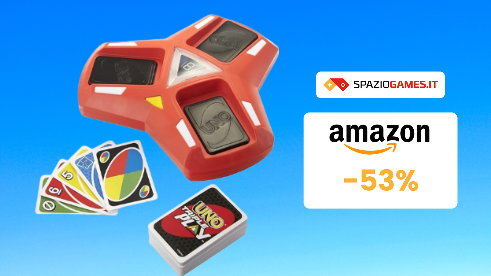 UNO Triple Play a METÀ PREZZO: soltanto 28€!