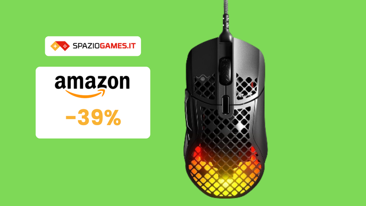 Mouse da gaming SteelSeries Aerox 5 a 61€: leggero e preciso!