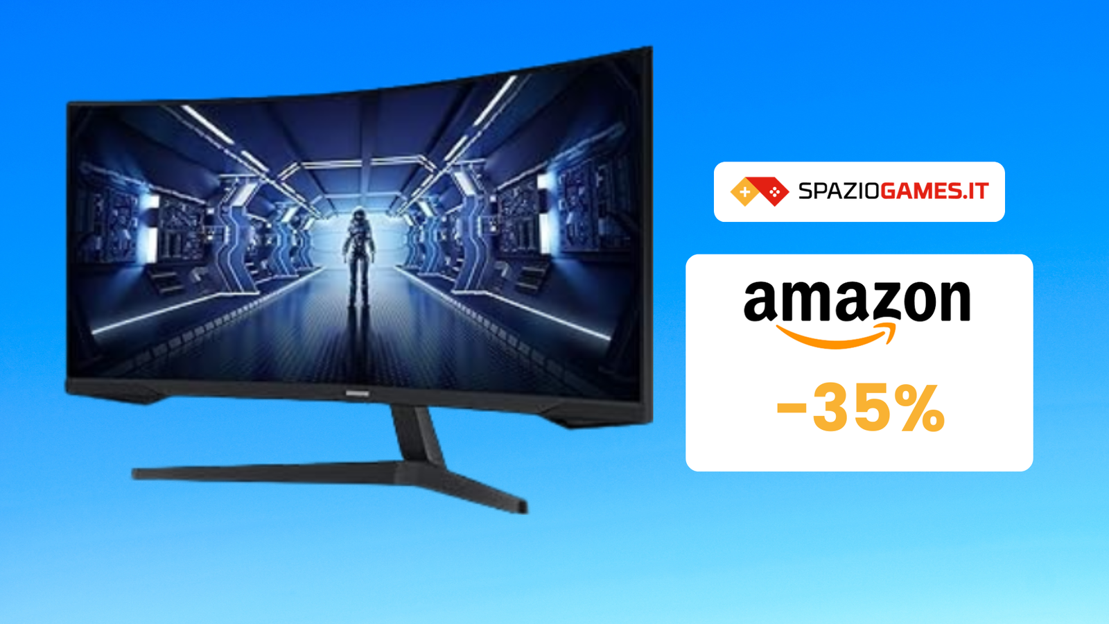 Monitor gaming Samsung Odyssey G5 a 321€: un'immersione totale!