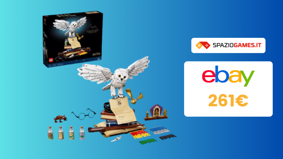 Immagine di Icone di Hogwarts LEGO a 261€: DA COLLEZIONE!