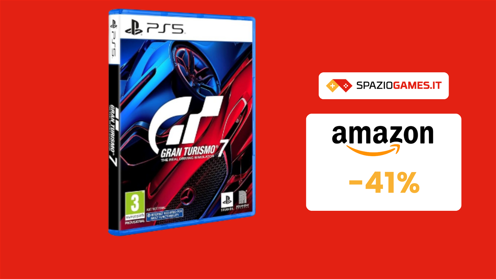 Gran Turismo 7 per PS5 a 47€ con 420 auto e 90 percorsi!