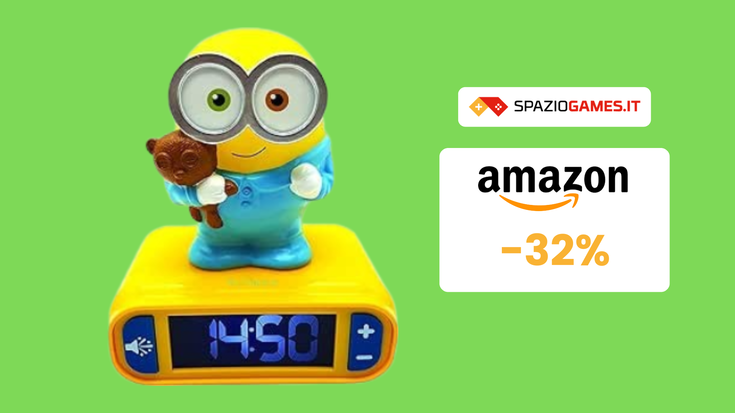 SIMPATICISSIMA sveglia digitale dei Minions a 35€!