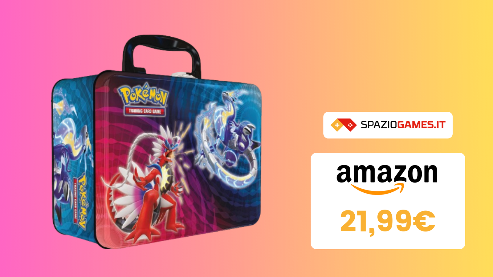 TOP! Bauletto da collezione di carte Pokémon a SOLI 22€! (-37%)