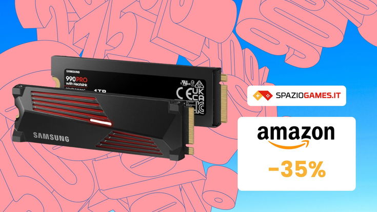 SSD Samsung 990 Pro 1 TB, OTTIMO anche per PS5, in SUPER SCONTO! -35%