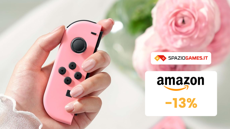 SPLENDIDI Joy-Con rosa per Switch a un prezzo SHOCK! (-13%)