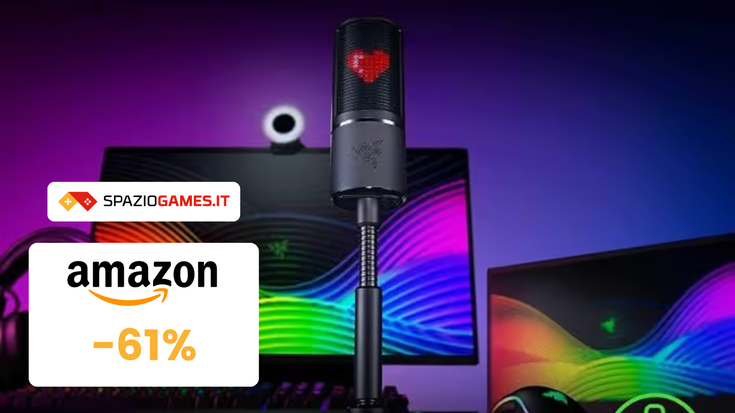 Microfono Razer Seiren Emote a soli 75€ con emoticon interattive!