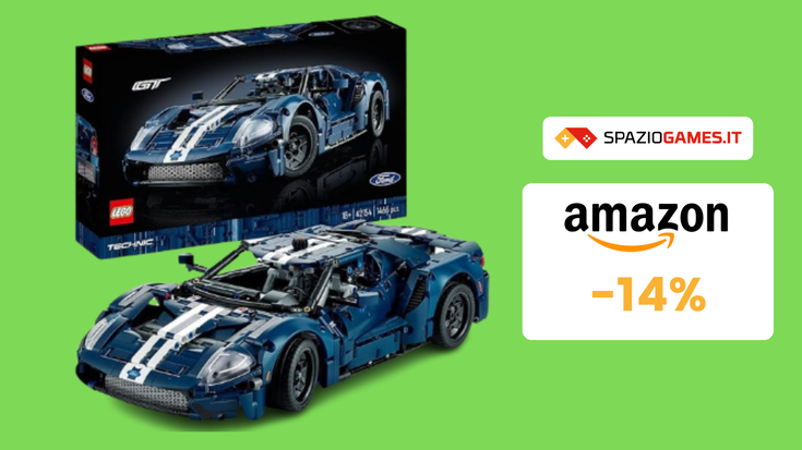 Set LEGO Ford GT 2022 a solo 103€: un'icona delle supercar!