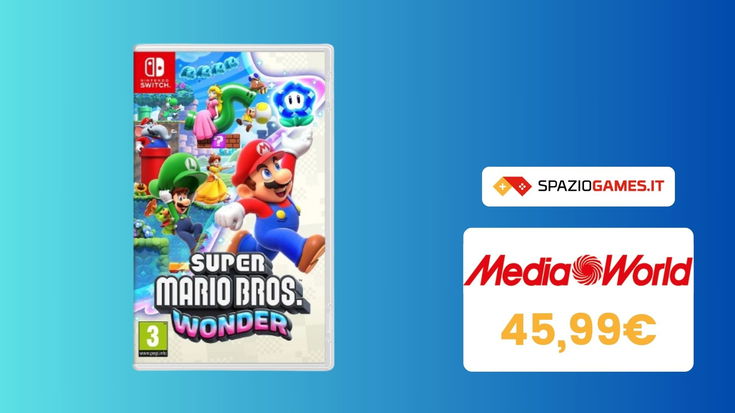 SUPER PREZZO per Super Mario Bros. Wonder da MediaWorld! MENO di 46€!