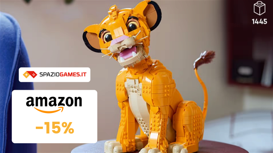 Immagine di Set LEGO del giovane Simba a 111€: tutta la magia del Re Leone!