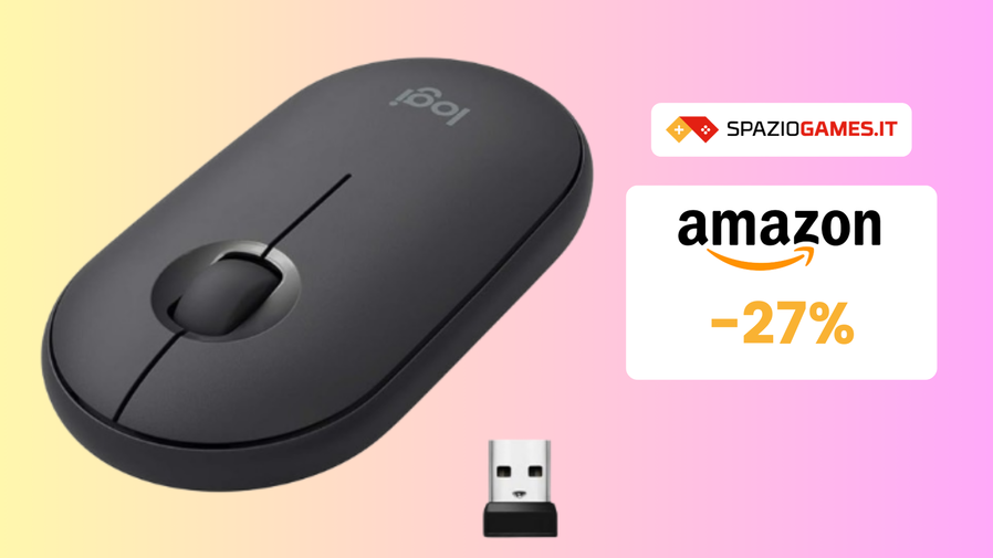 Immagine di Mouse Logitech Pebble a 22€: silenzioso e sottile!