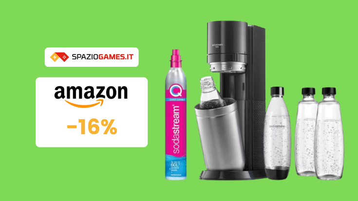 Gasatore Sodastream a 125€: per chi ama l'acqua frizzante!