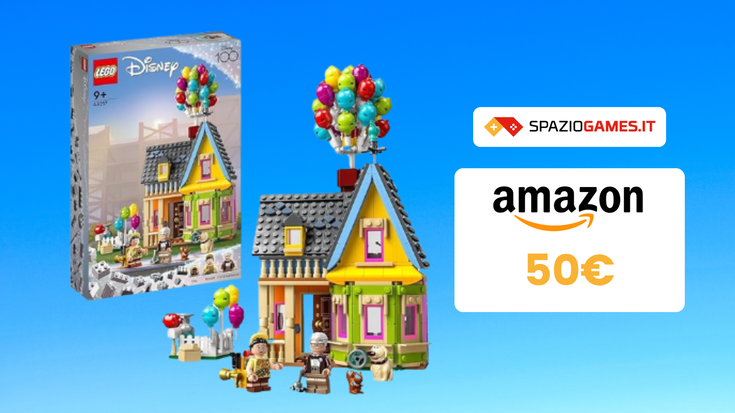 Casa di Up LEGO a 50€ con tantissimi palloncini colorati!