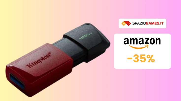 Chiavetta USB Kingston da 128GB: imperdibile a soli 10€!