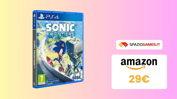 Sonic Frontiers per PS4 a SOLI 29€! Risparmia ORA!