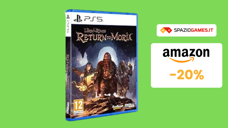 LotR Return to Moria per PS5 a 36€: per i fan di Tolkien!