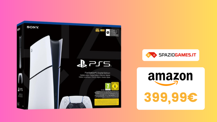 CHE AFFARE! PS5 Slim Digital oggi COSTA SOLO 399€!