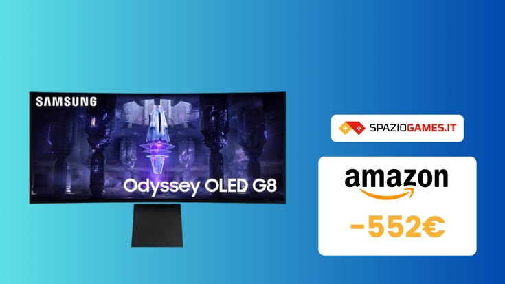 WOW! Samsung Monitor Gaming Odyssey OLED oggi è SCONTATO di 552€!