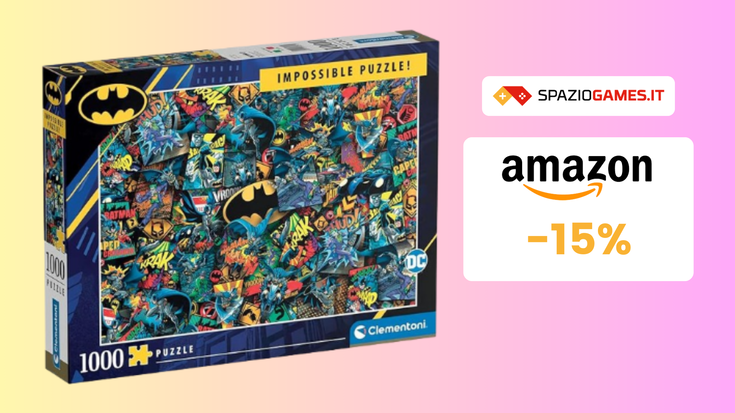 Solo 12€ per questo puzzle Clementoni di 1000 pezzi di Batman!