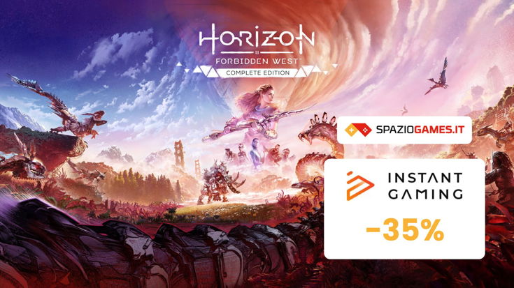Horizon Forbidden West Complete Edition a un SUPER PREZZO su Instant Gaming! -35%