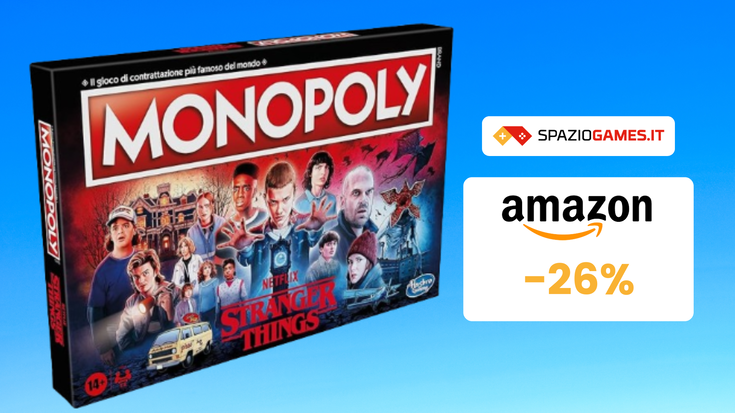 Monopoly di Stranger Things a soli 29€: tutti a Hawkins!