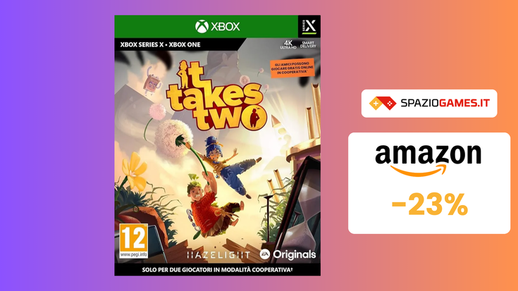 It Takes Two per Xbox One a 23€ per viaggi incantevoli!