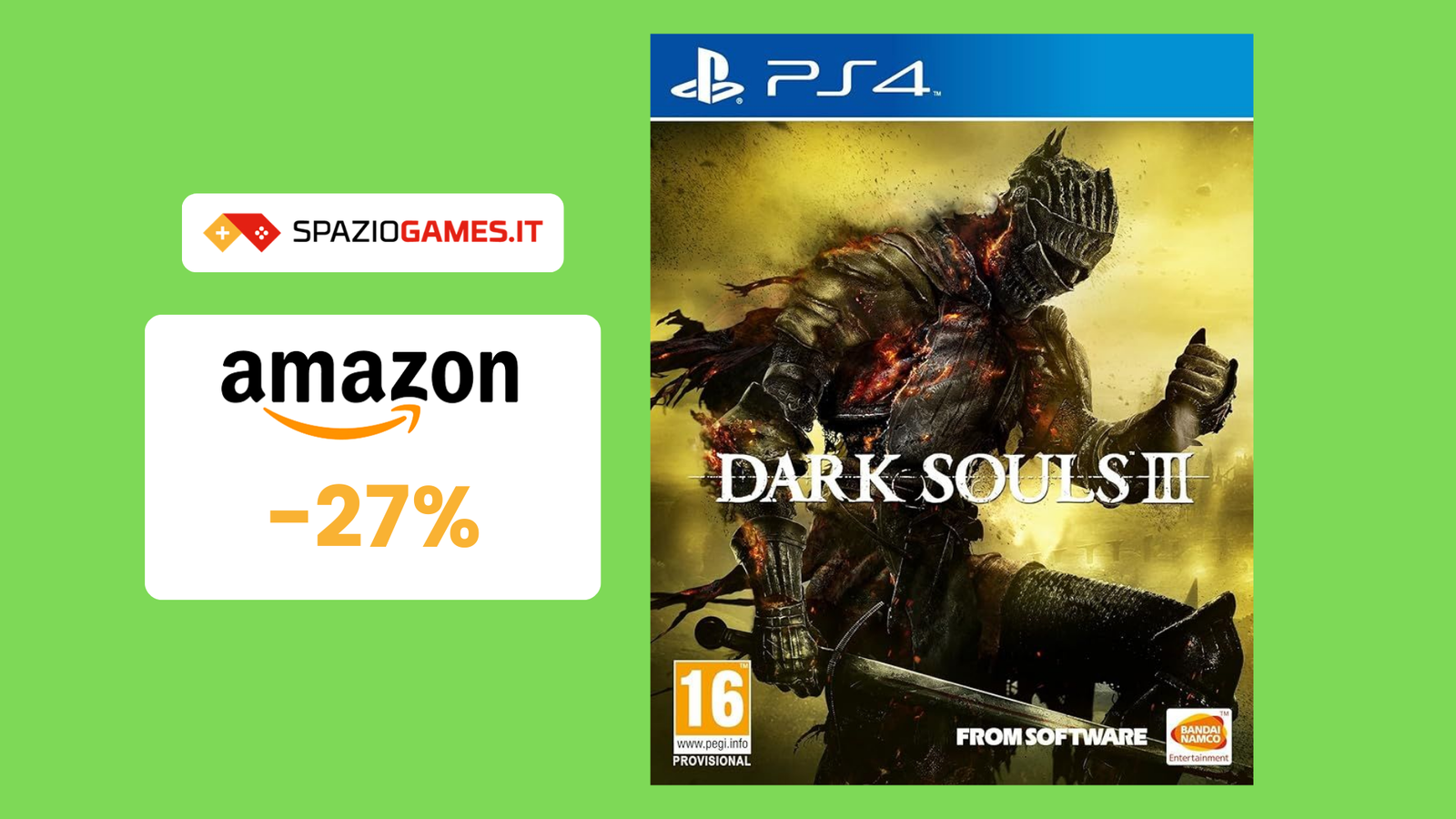 Dark Souls Iii Per Ps4 A Soli 18€: Un Oscuro Mondo Fantasy! - Spaziogames