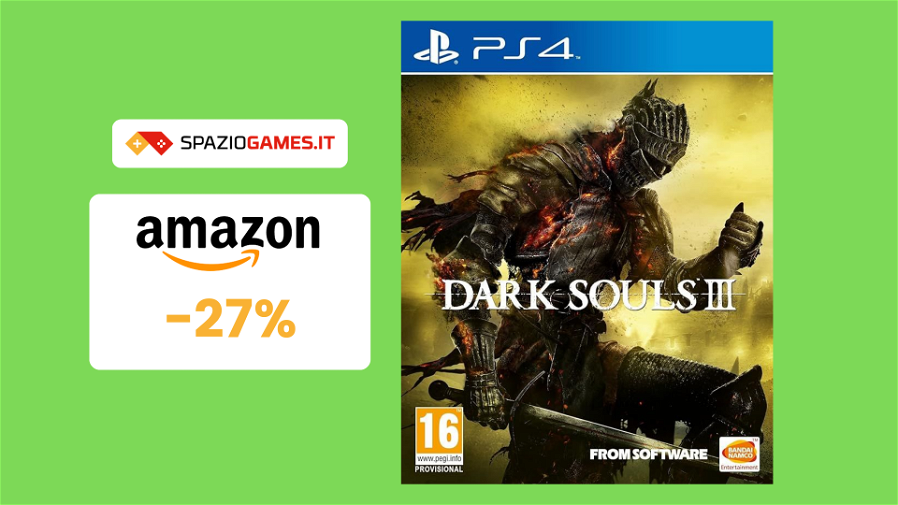 Immagine di Dark Souls III per PS4 a soli 18€: un oscuro mondo fantasy!